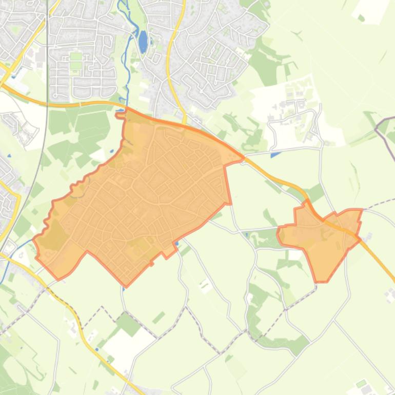 Kaart van de wijk Munstergeleen en Windraak.