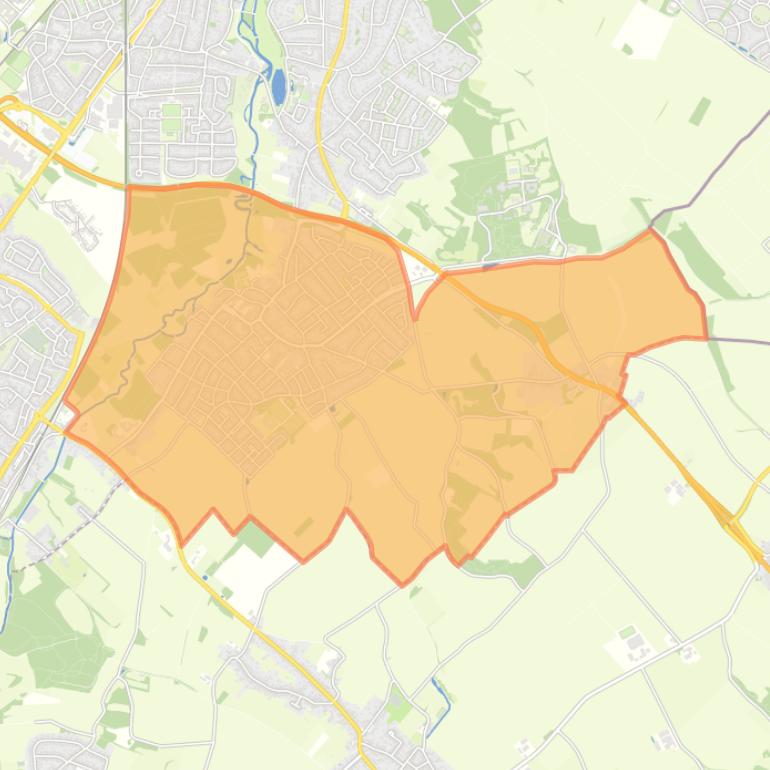 Kaart van de wijk Munstergeleen.