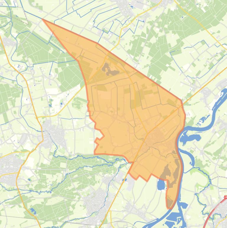 Kaart van de wijk Neer.