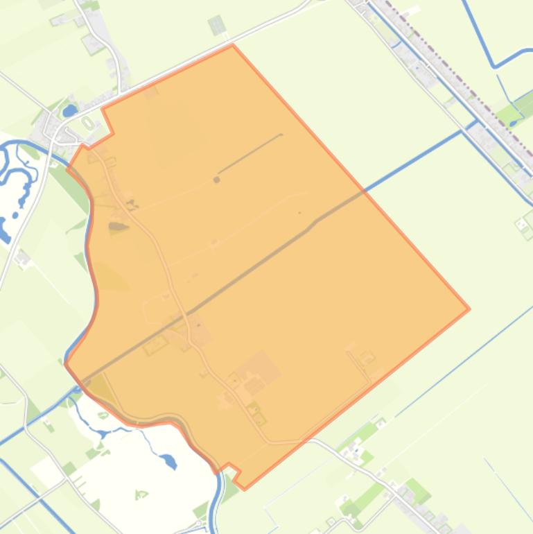 Kaart van de wijk Nieuw-Annerveen.