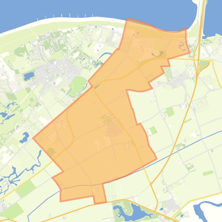 Kaart van de wijk Noordwelle.