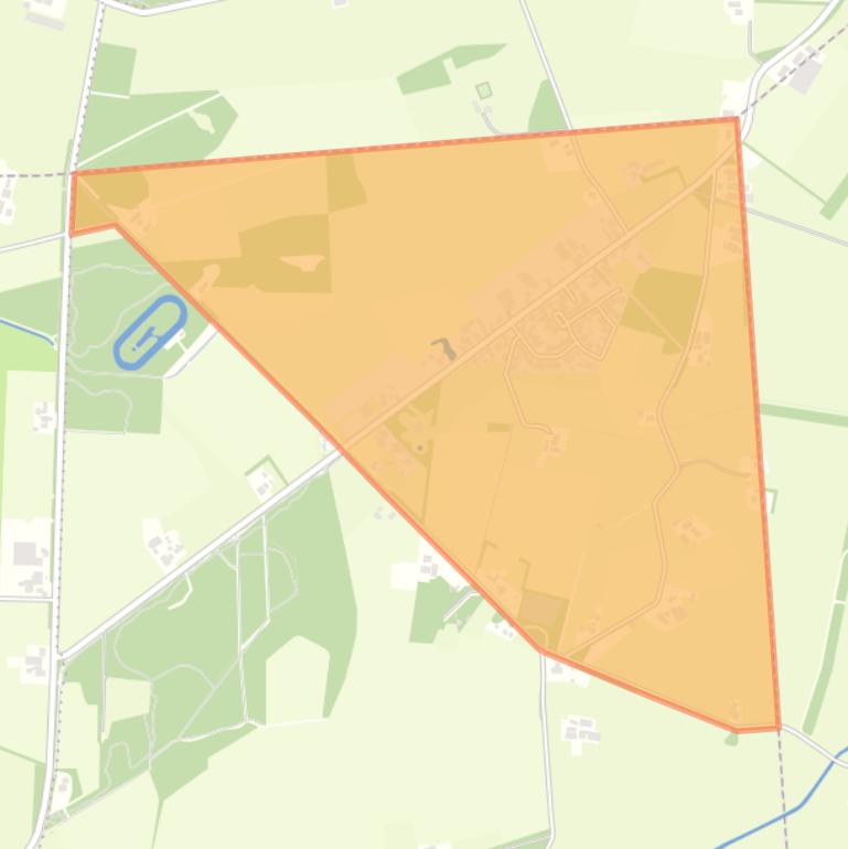 Kaart van de wijk Okkenbroek.