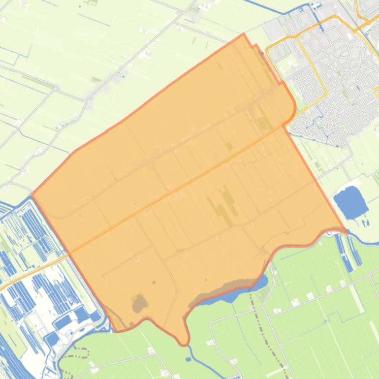 Kaart van de wijk Oldetrijne-Sonnega.