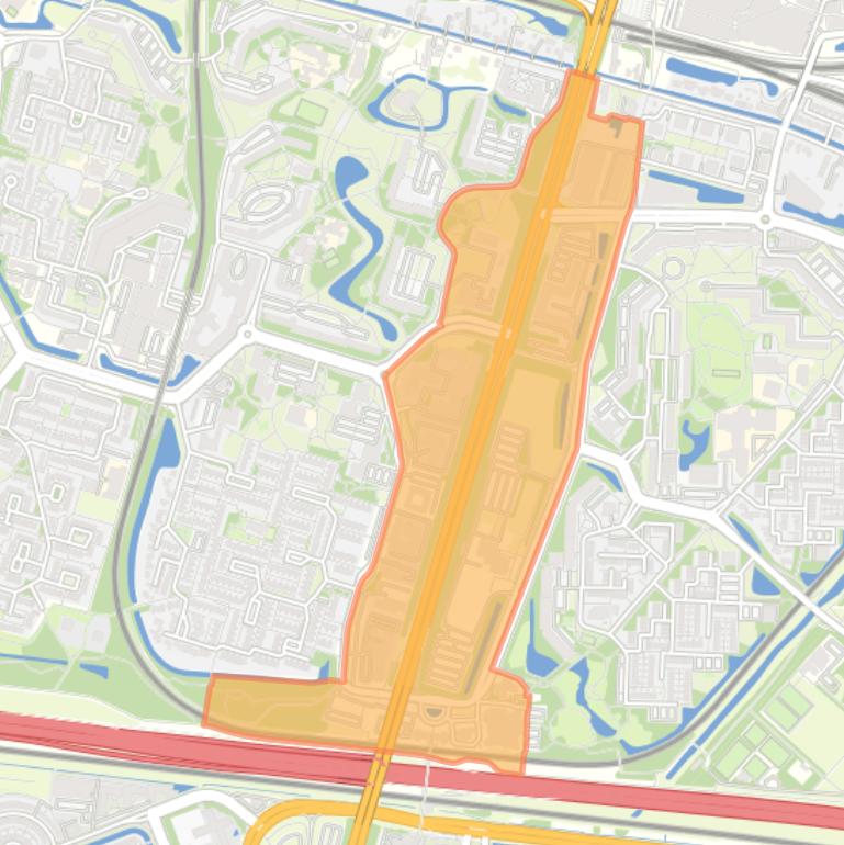 Kaart van de Ontwikkelwijk.