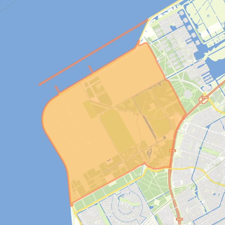 Kaart van de wijk Overig Almere Pampus.