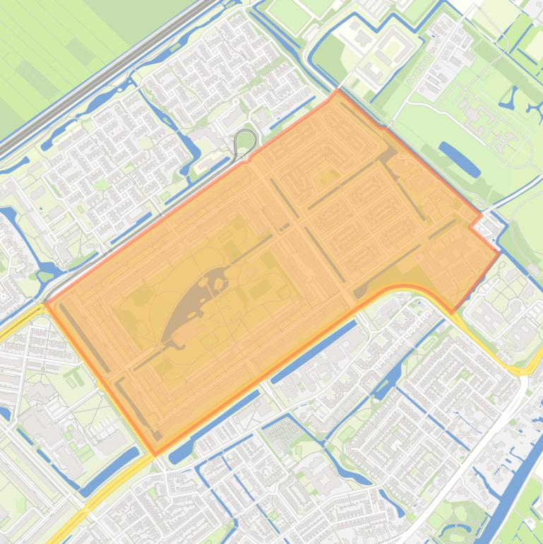 Kaart van de wijk Prinsenhof.