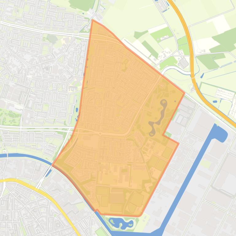 Kaart van de wijk Quirijnstok.