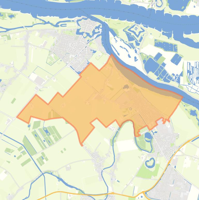 Kaart van de Rijswijk (NB).