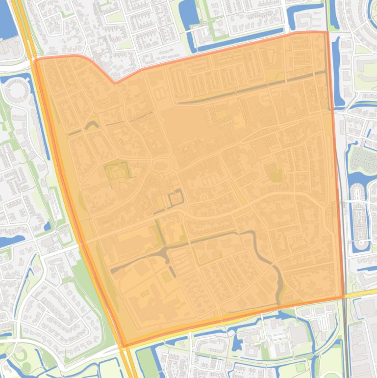 Kaart van de wijk Schagen-Centrum.