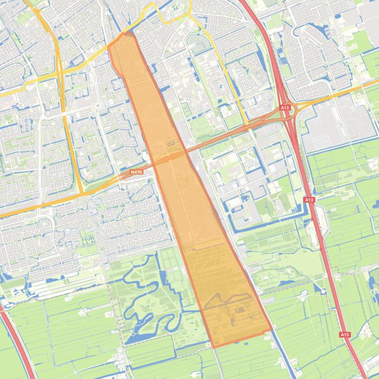 Kaart van de wijk Schieweg.