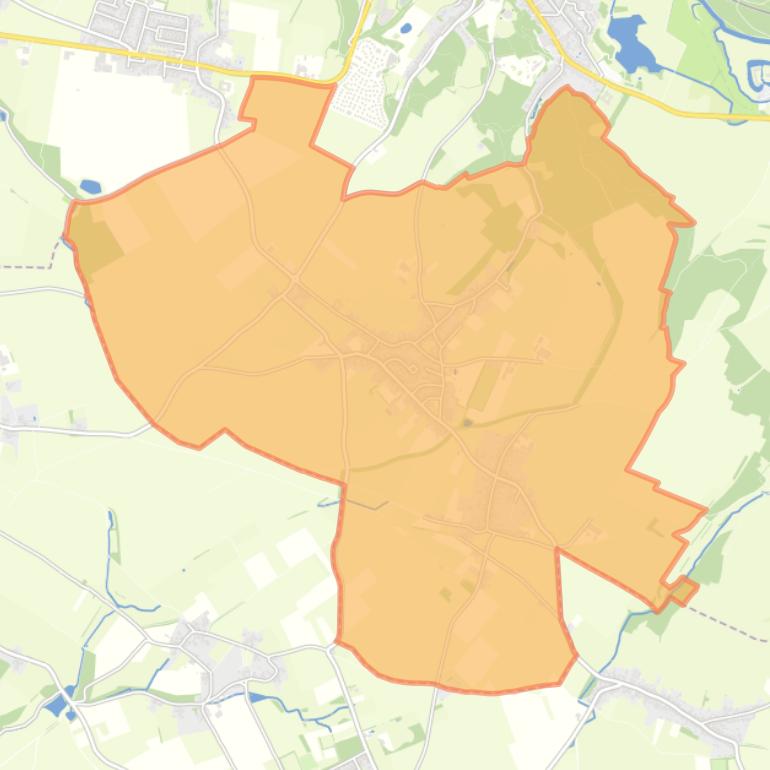 Kaart van de wijk Sibbe - IJzeren.