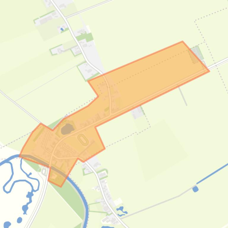 Kaart van de wijk Spijkerboor.