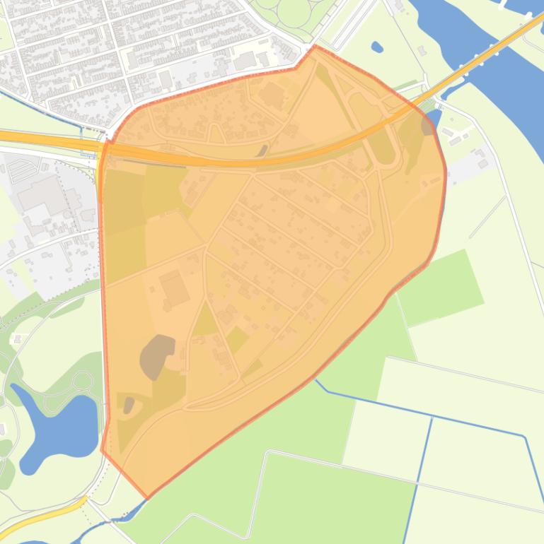 Kaart van de wijk Steenenkamer.