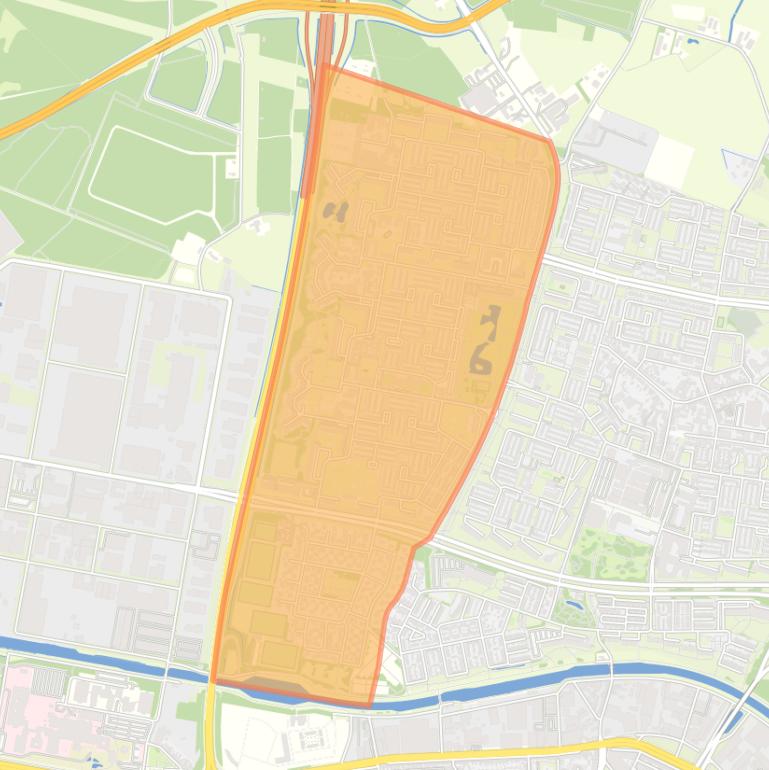 Kaart van de wijk Stokhasselt.