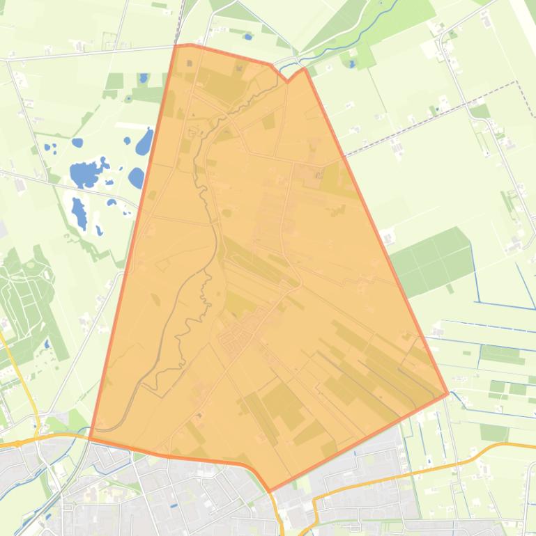 Kaart van de wijk Stuifzand.