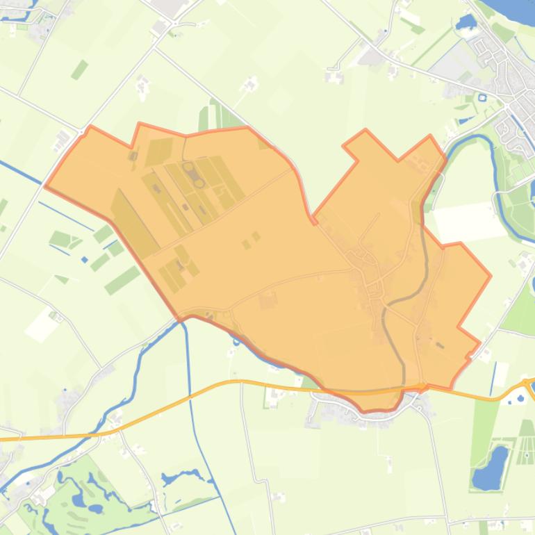 Kaart van de Uitwijk.