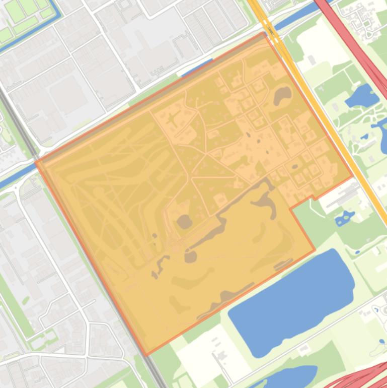 Kaart van de Villawijk.