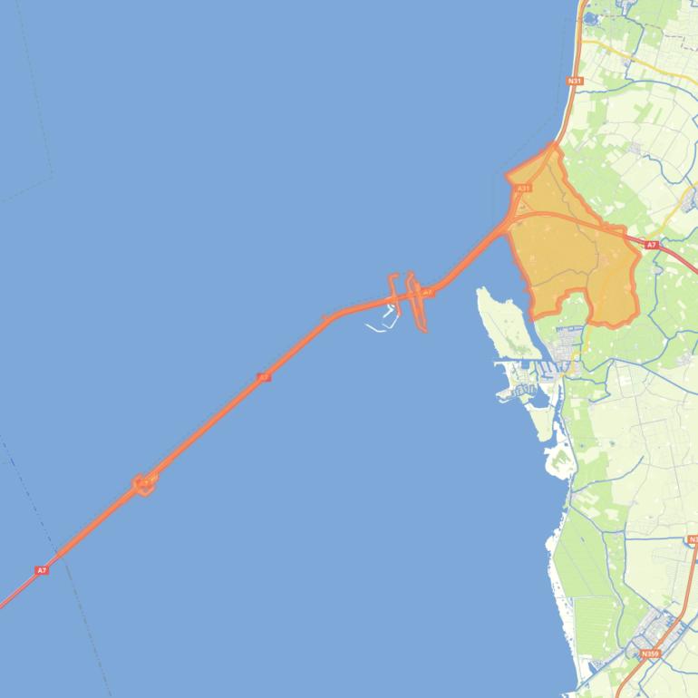 Kaart van de wijk Weidestreek West.