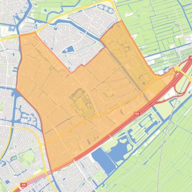 Kaart van de Wijk 00.