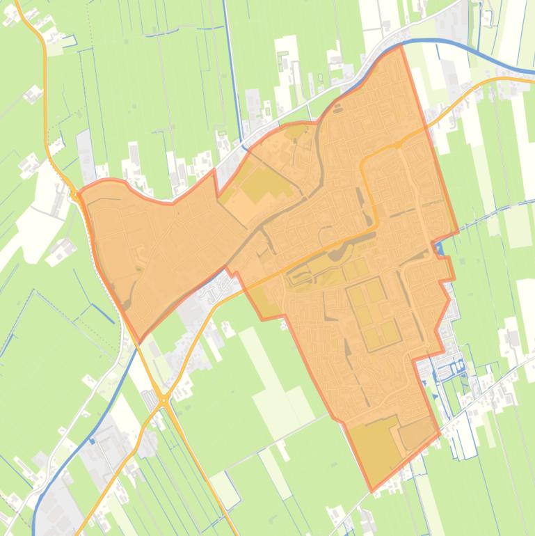 Kaart van de Wijk 00.