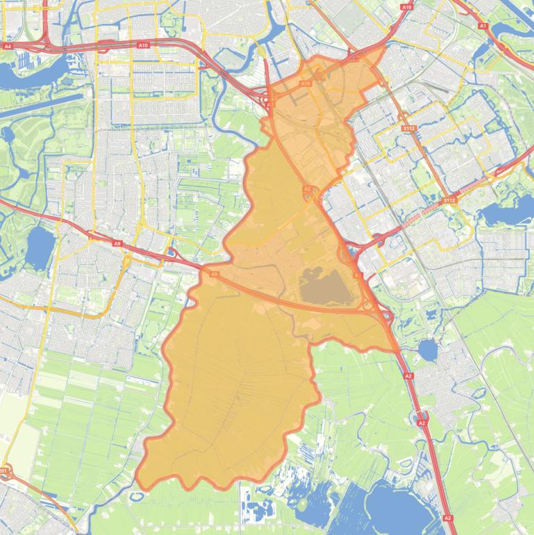 Kaart van de Wijk 00.