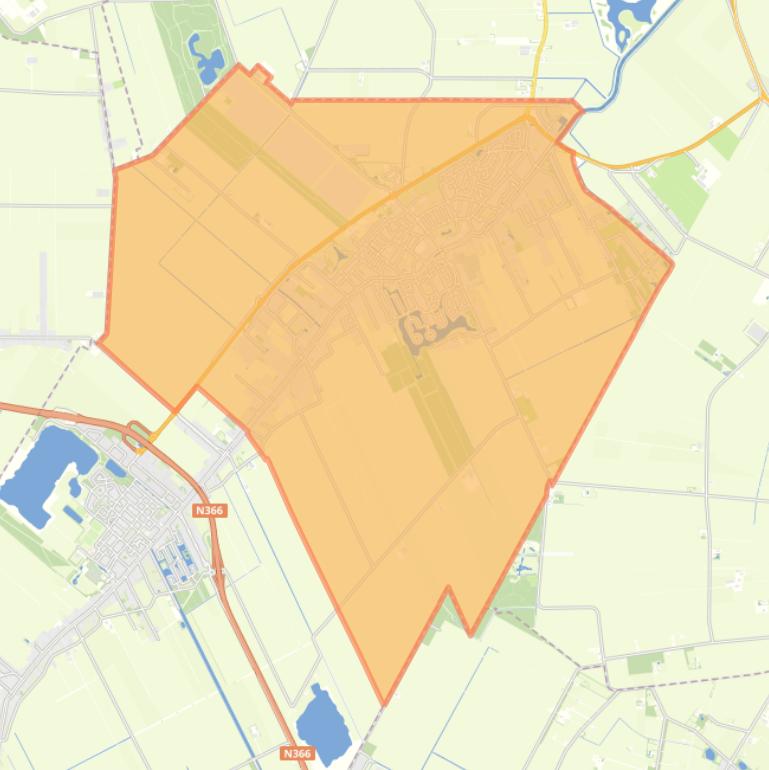 Kaart van de Wijk 00.