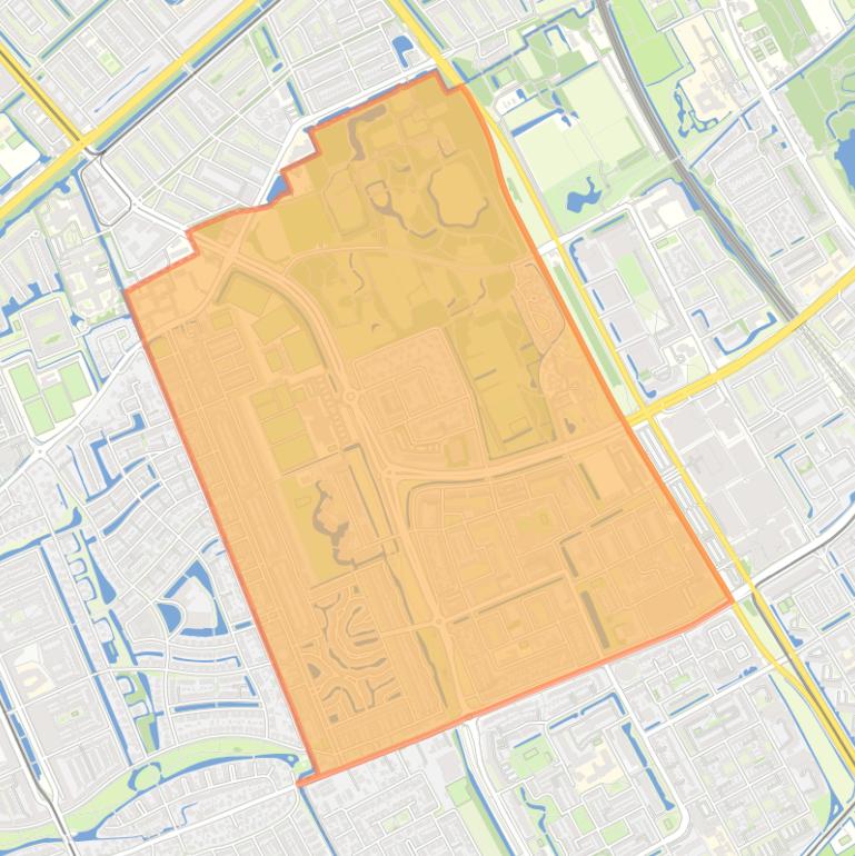 Kaart van de Wijk 08.