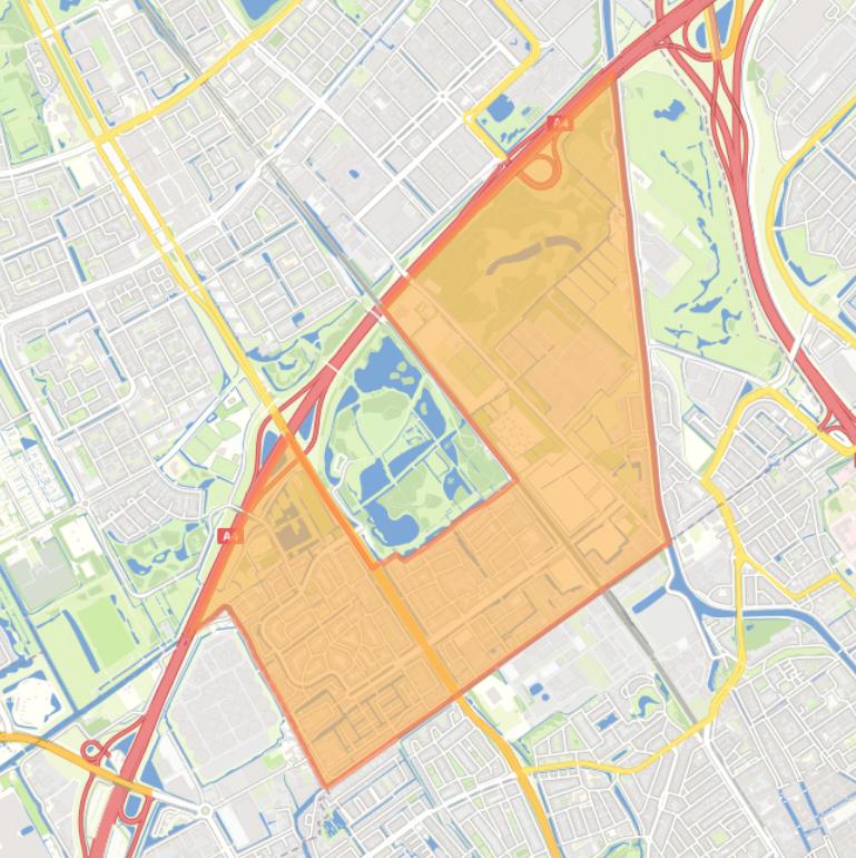 Kaart van de Wijk 10.