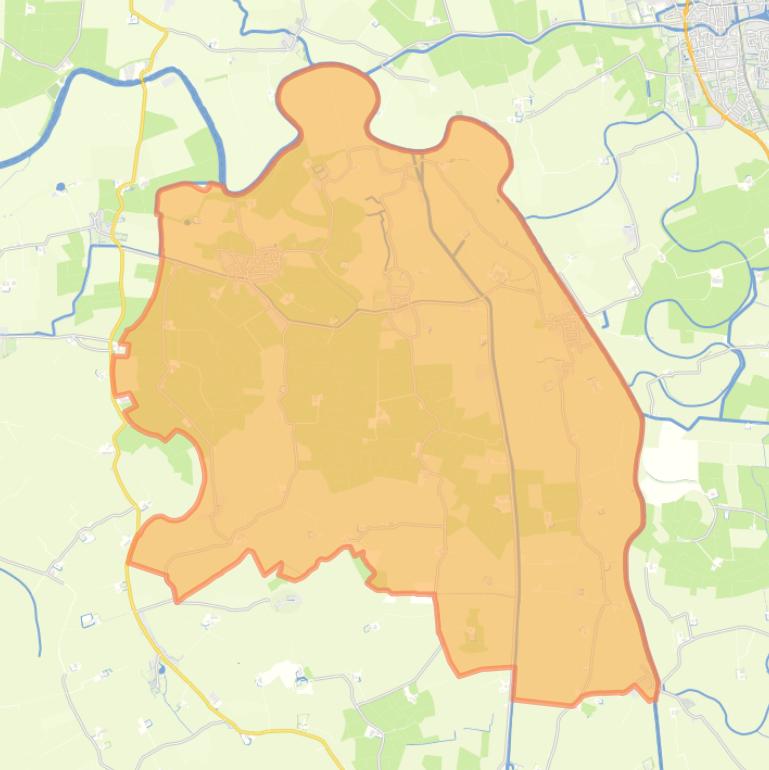 Kaart van de Wijk 13.