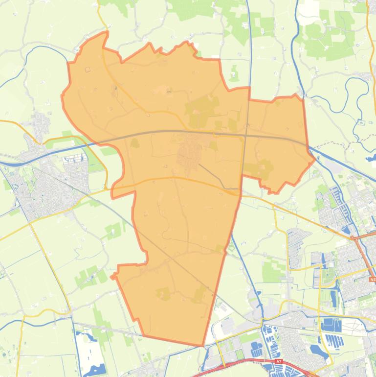 Kaart van de Wijk 17.