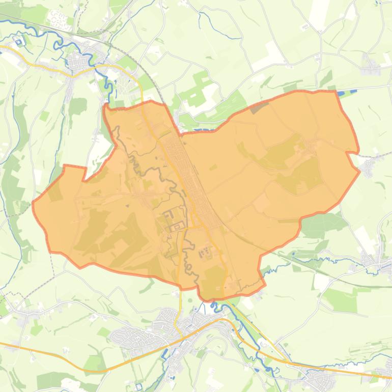 Kaart van de wijk Wijlre.