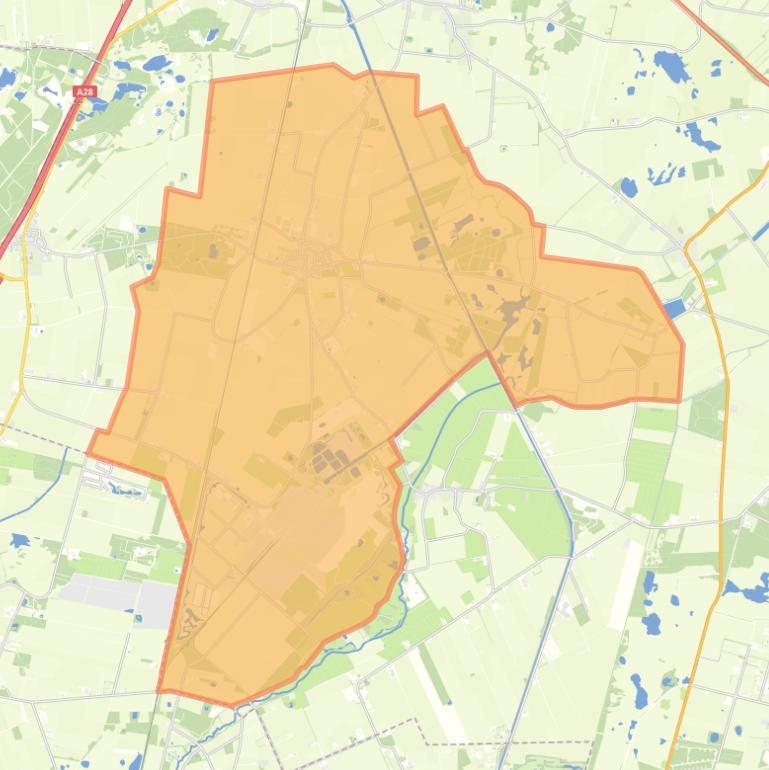 Kaart van de wijk Wijster.