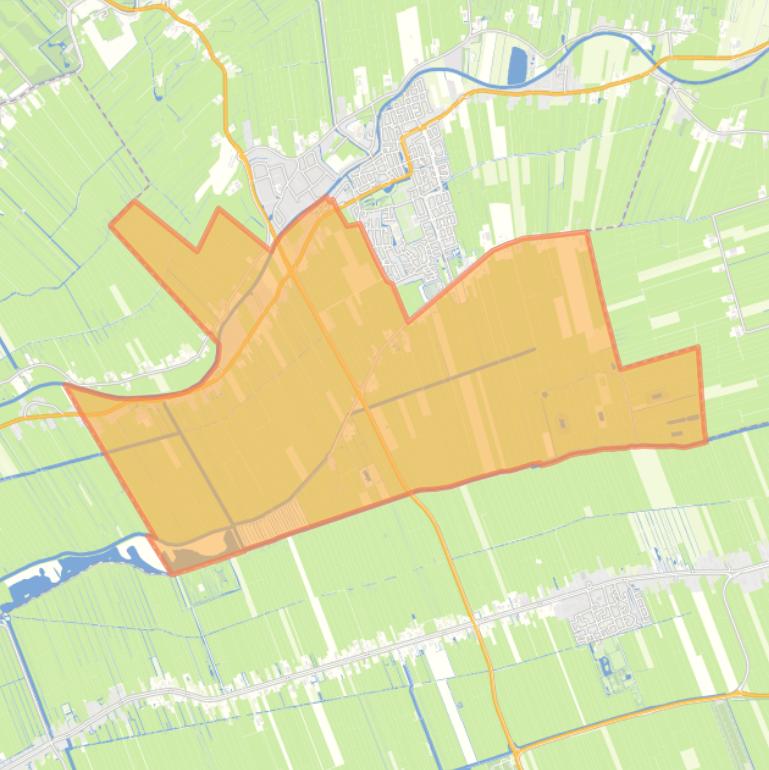 Kaart van de wijk Willeskop.