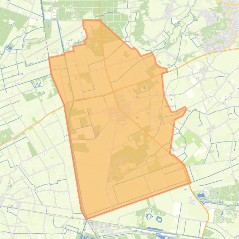 Kaart van de wijk Ysselsteyn.