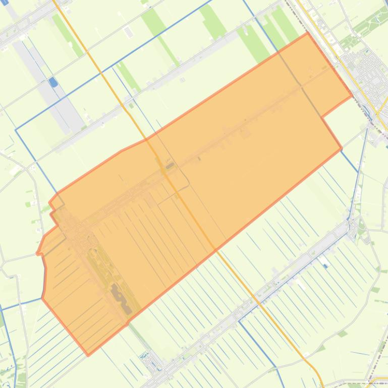 Kaart van de woonplaats 2e Exloërmond.