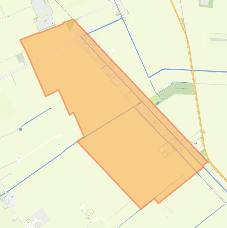 Kaart van de woonplaats Annerveenschekanaal.