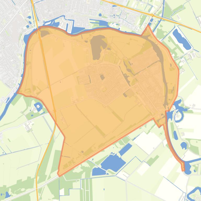 Kaart van de woonplaats Asperen.