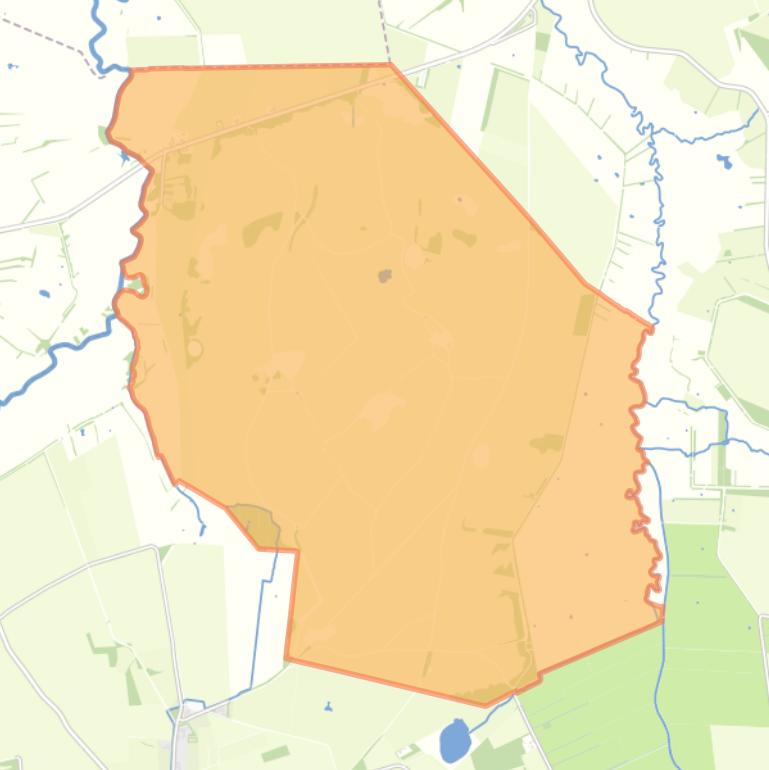 Kaart van de woonplaats Balloërveld.