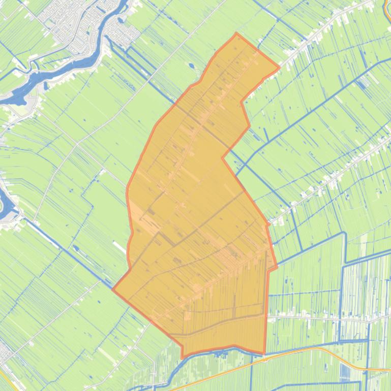 Kaart van de woonplaats Berkenwoude.