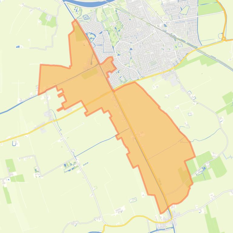 Kaart van de woonplaats Briltil.