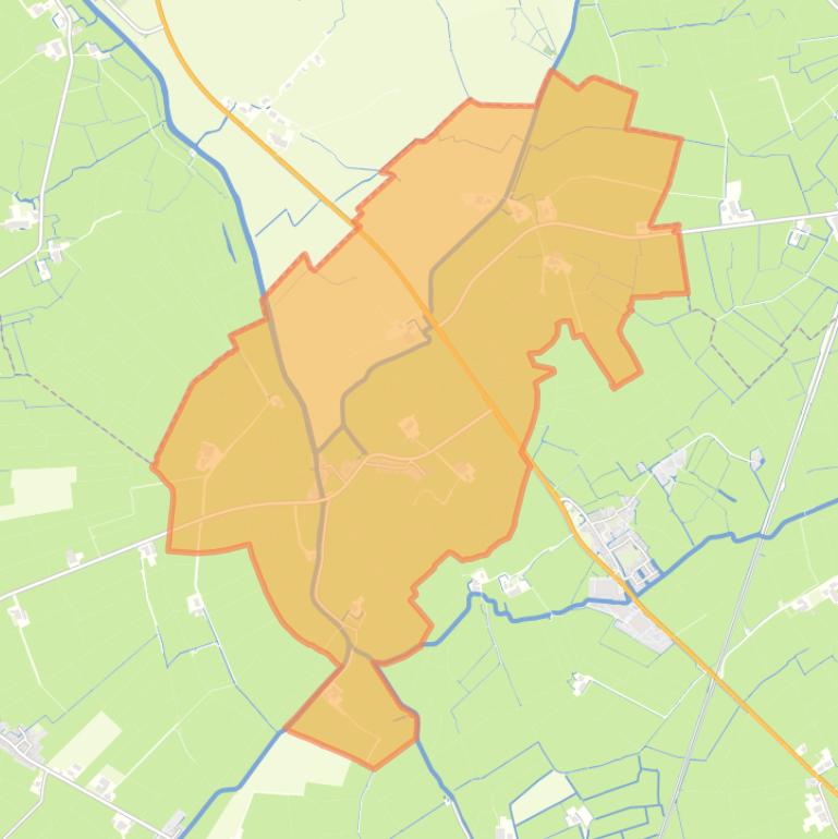 Kaart van de woonplaats Britswert.