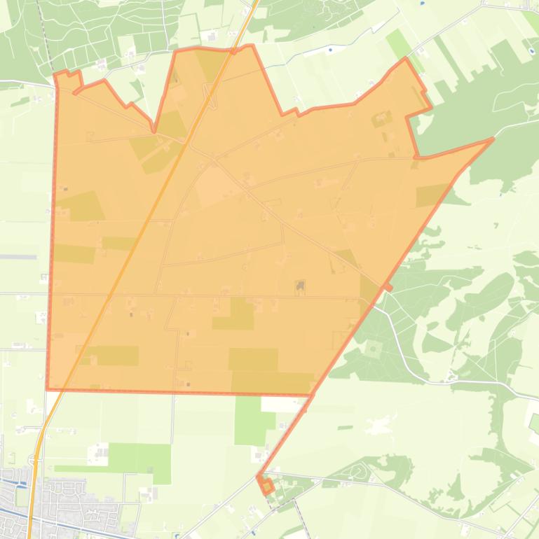 Kaart van de woonplaats Dalmsholte.