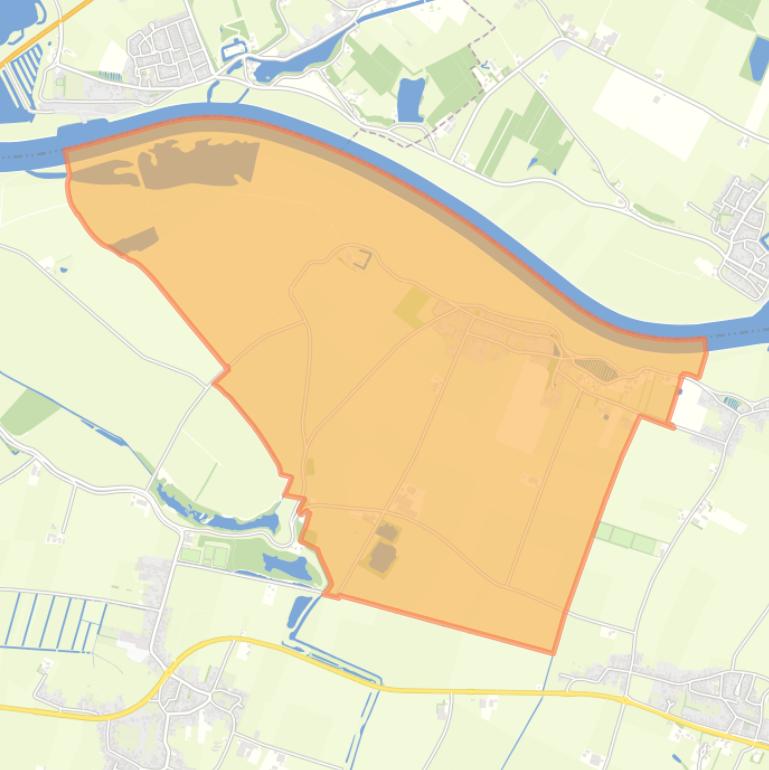 Kaart van de woonplaats Dieden.