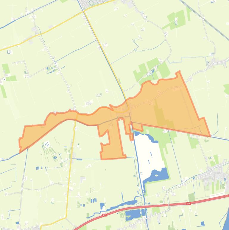 Kaart van de woonplaats Enumatil.