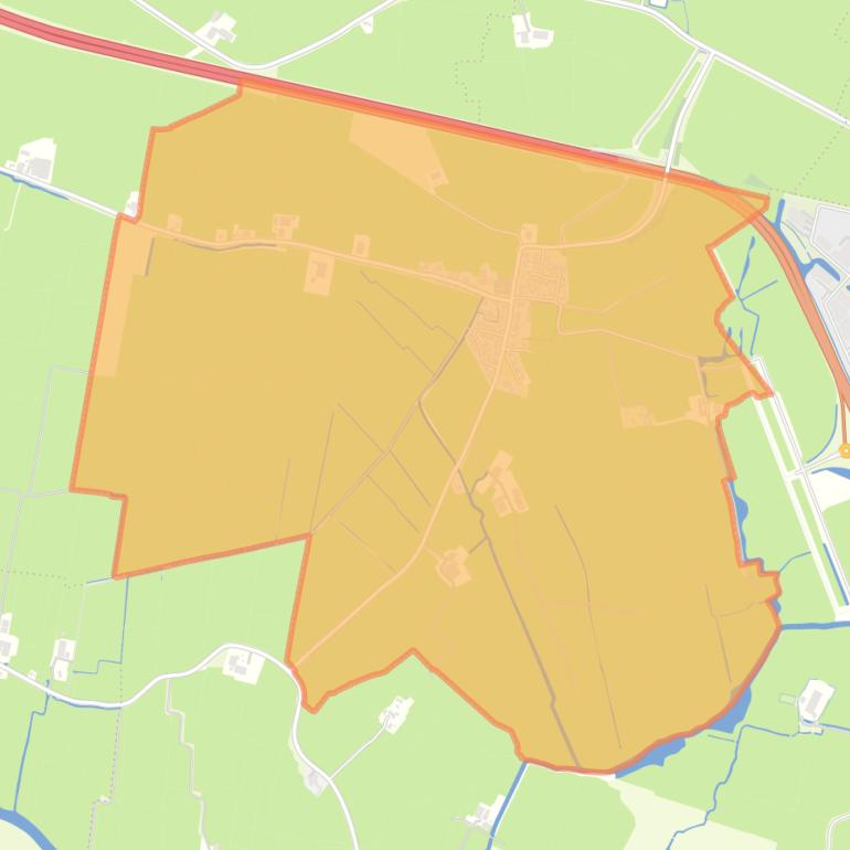 Kaart van de woonplaats Folsgare.