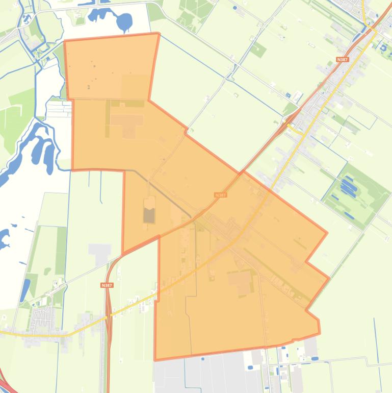 Kaart van de woonplaats Froombosch.