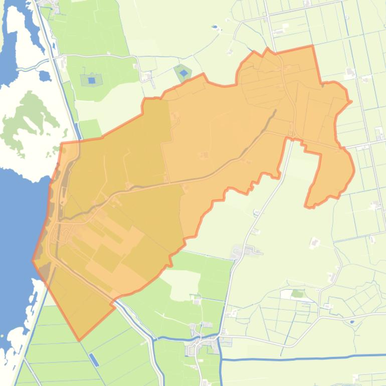 Kaart van de woonplaats Gaast.