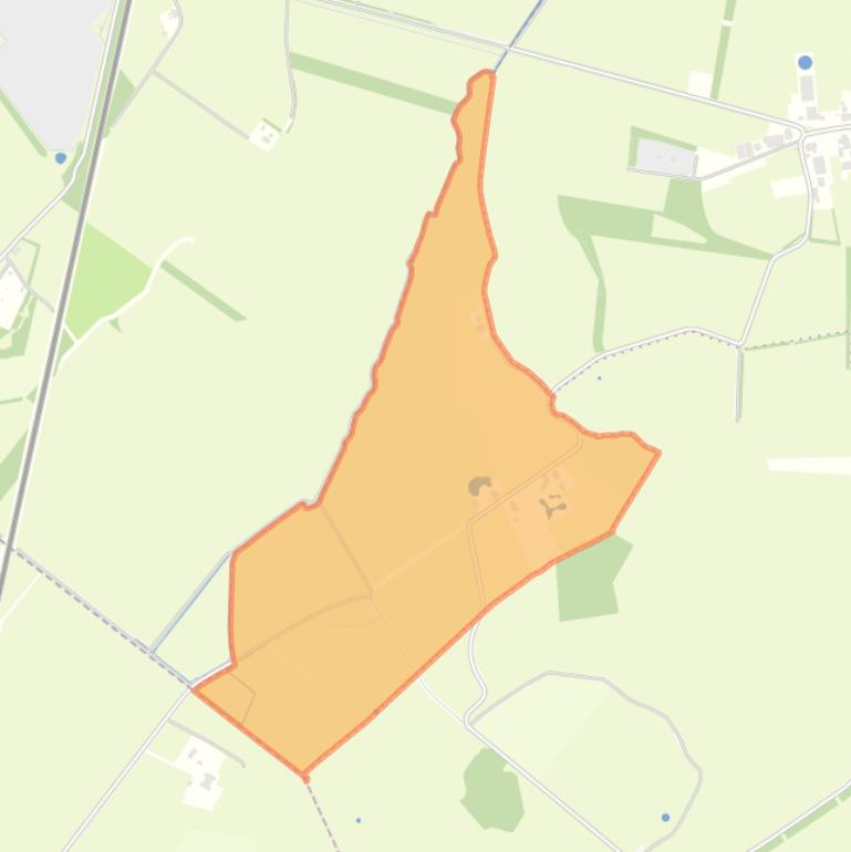 Kaart van de woonplaats Geelbroek.