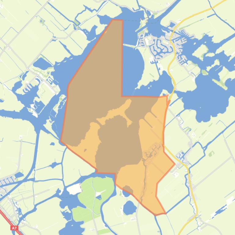 Kaart van de woonplaats Goingarijp.