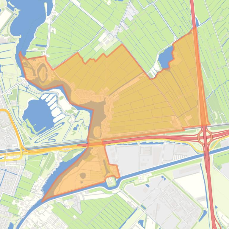 Kaart van de woonplaats Haarlemmerliede.